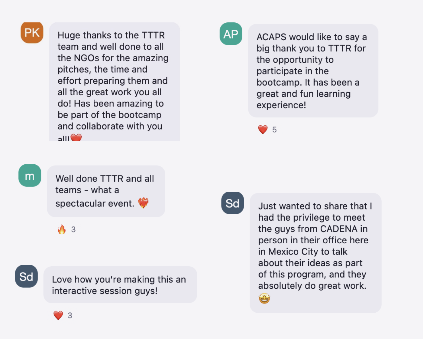 Pitch Day Feedback